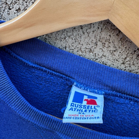 Vintage New York Giants Russell Athletic Made USA Crewneck Sweatshirt Men’s XL - Picture 2 of 6